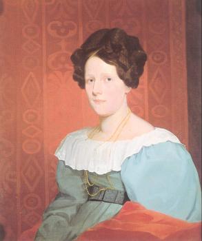 塞繆爾 芬利 佈裡斯 莫爾斯 Portrait of Mrs. Samuel Nelson (Catherine Anne Russell)